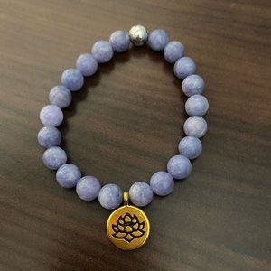 Purple Aquamarine Bracelet